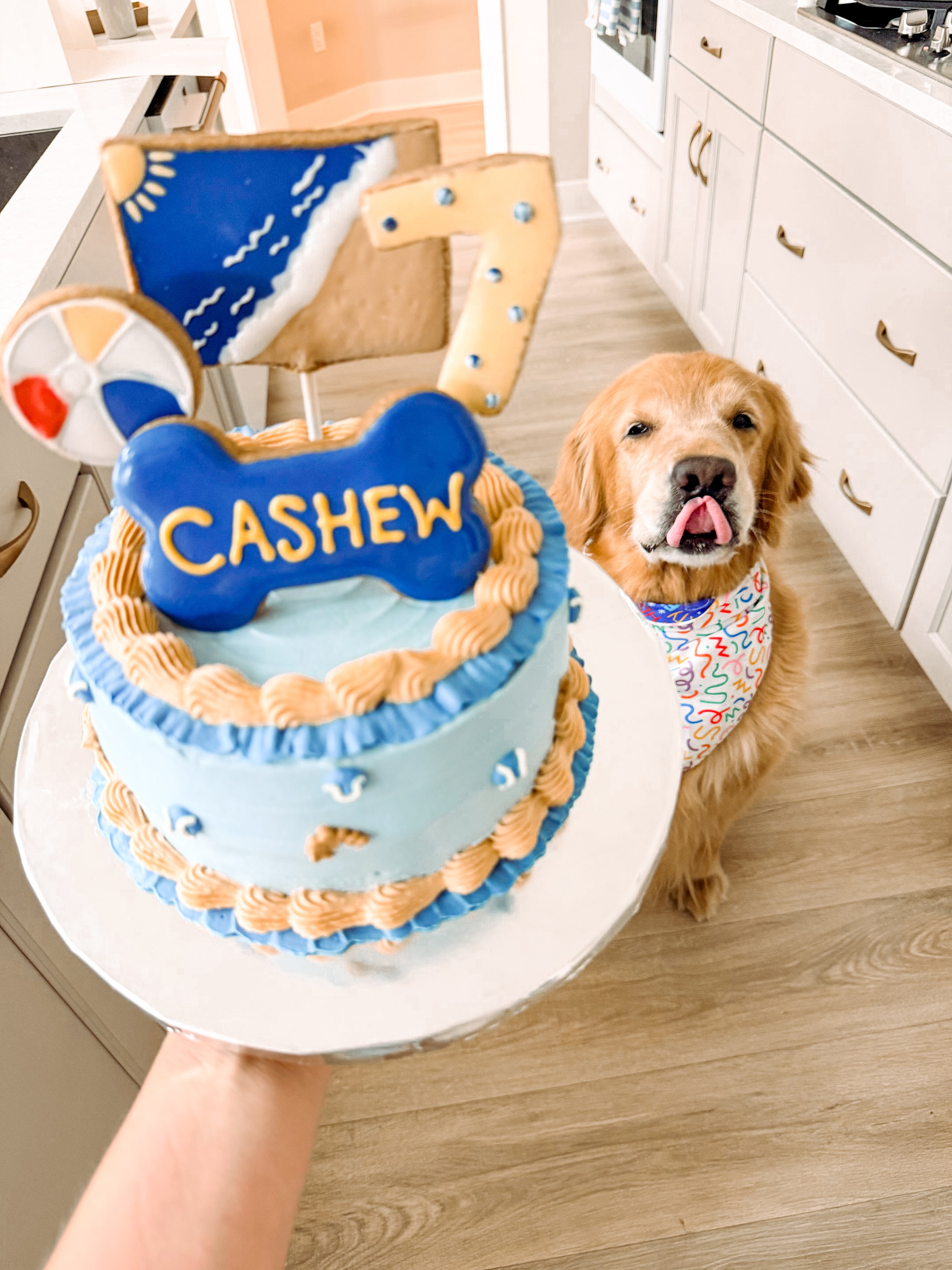 Custom Barkday Cake