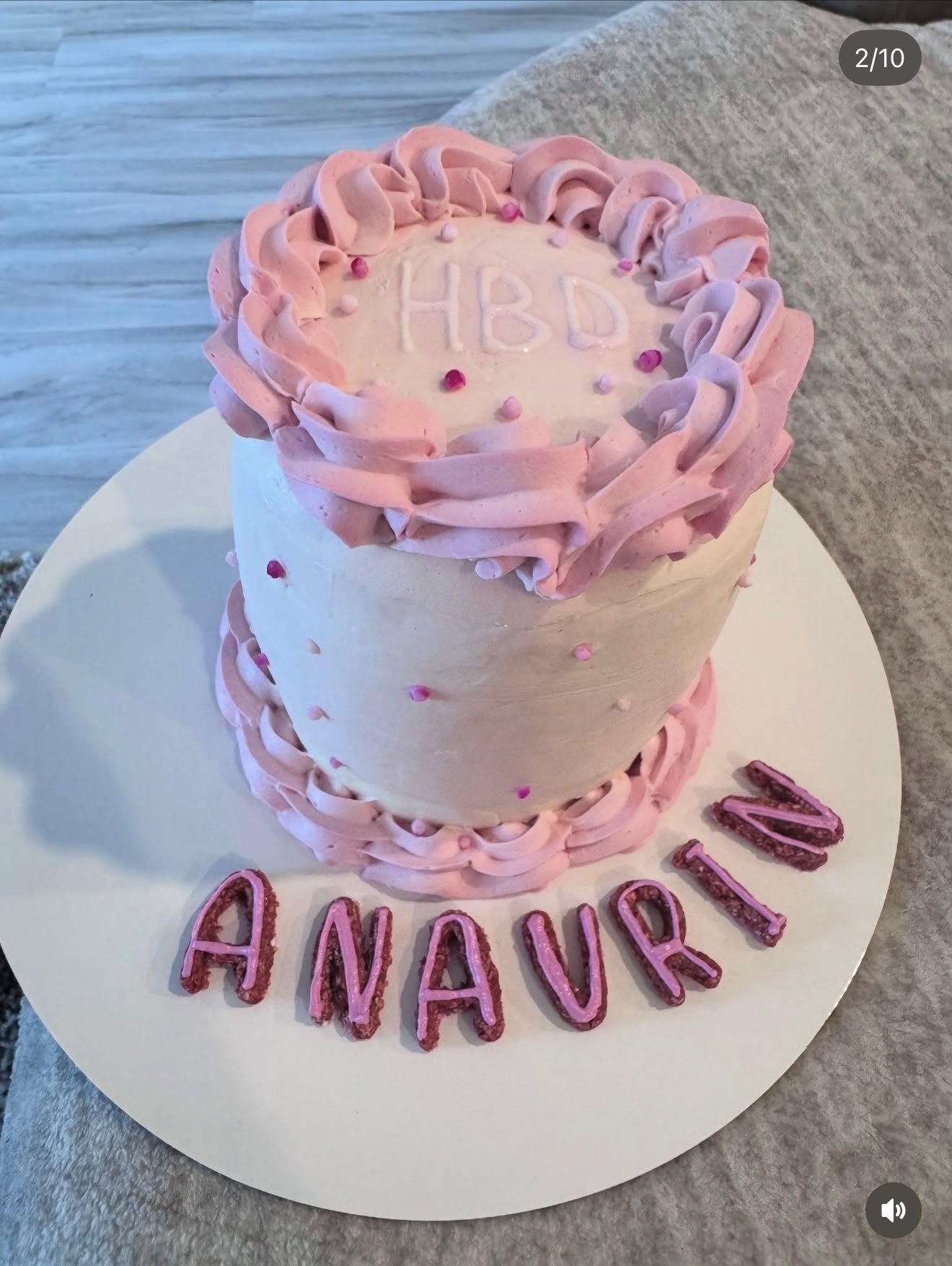 Barkday Cake