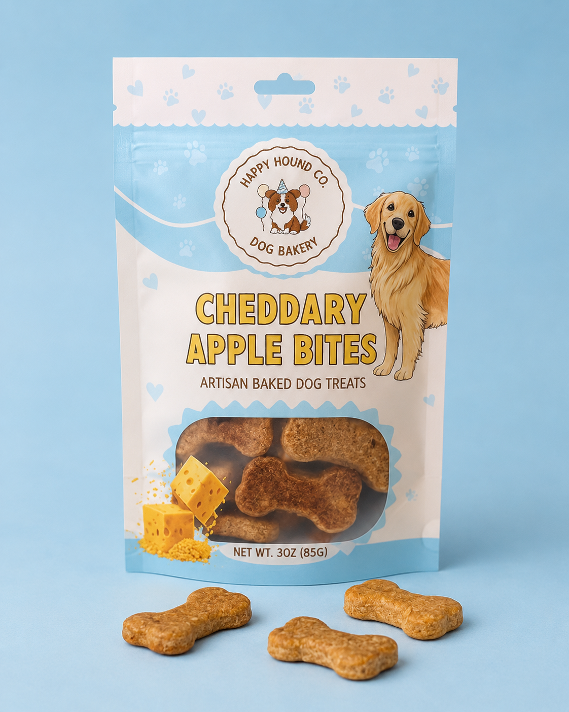 Cheddary Apple Bites