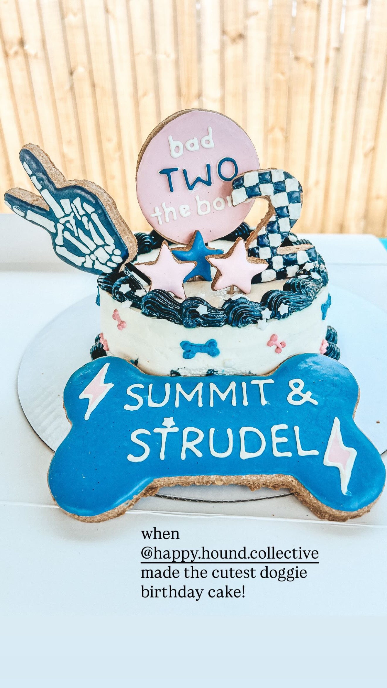 Custom Barkday Cake