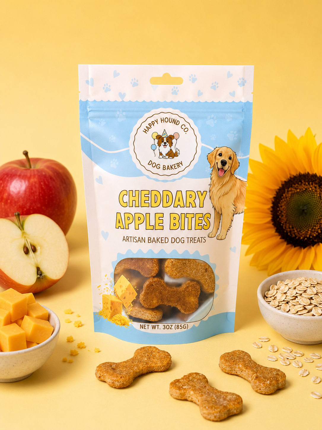 Cheddary Apple Bites