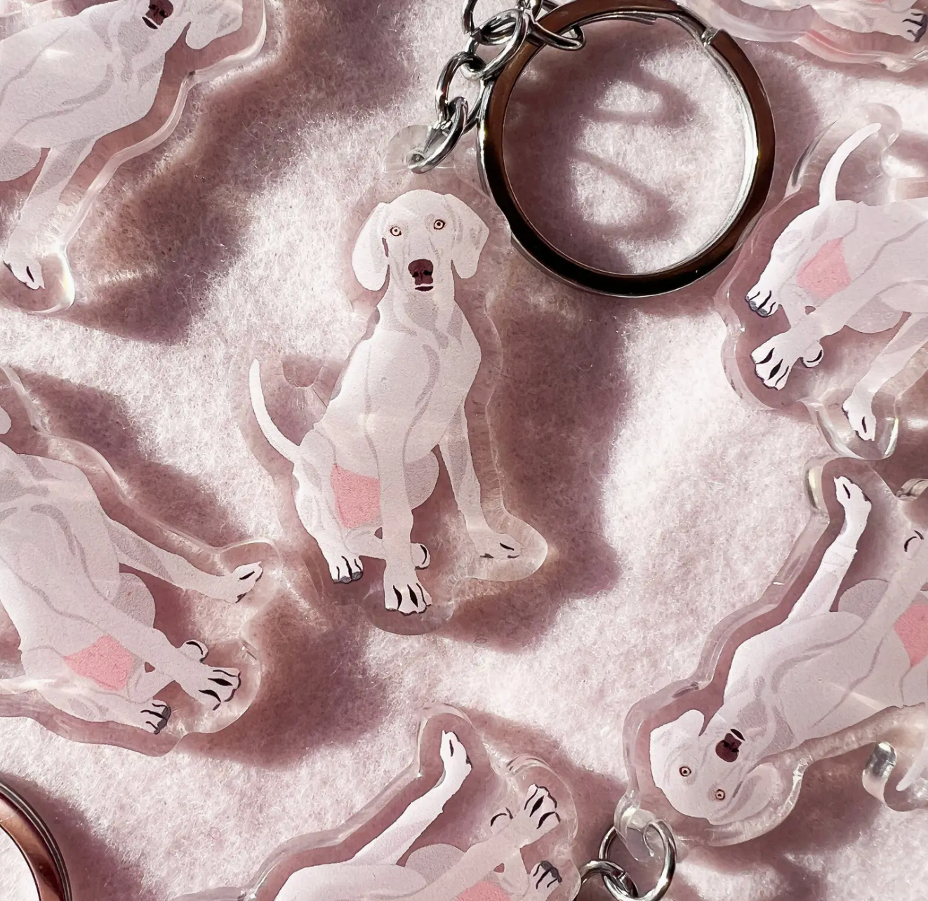 Weimaraner Keychain
