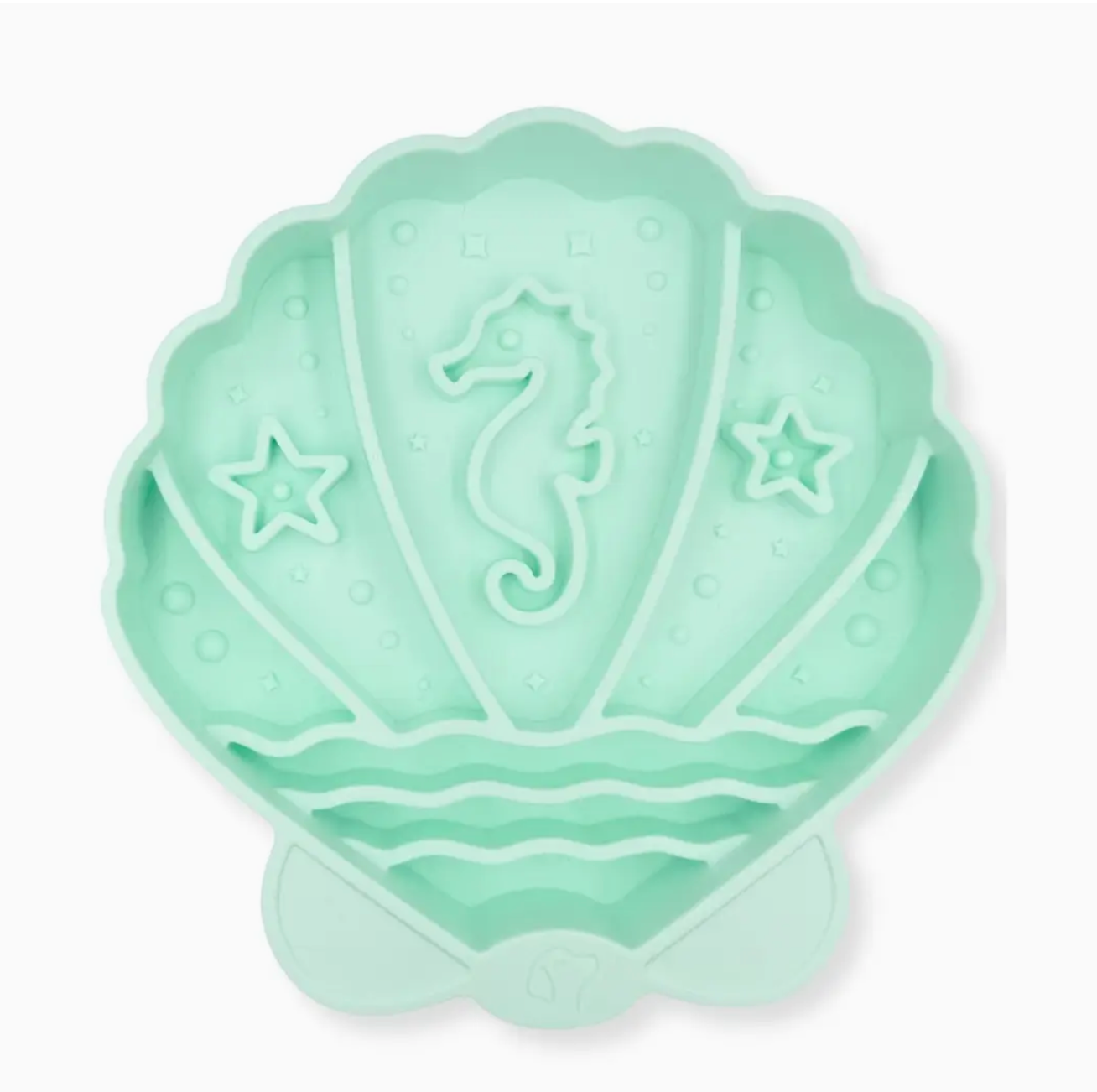 Seashell Slow Feeder Bowl | Seafoam