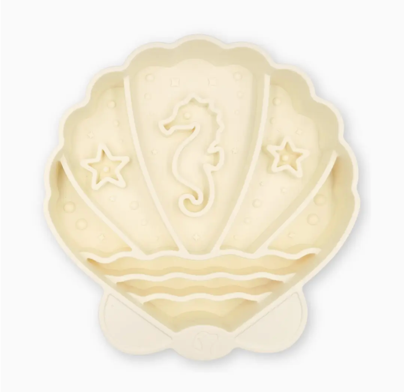 Seashell Slow Feeder Bowl | Pearl