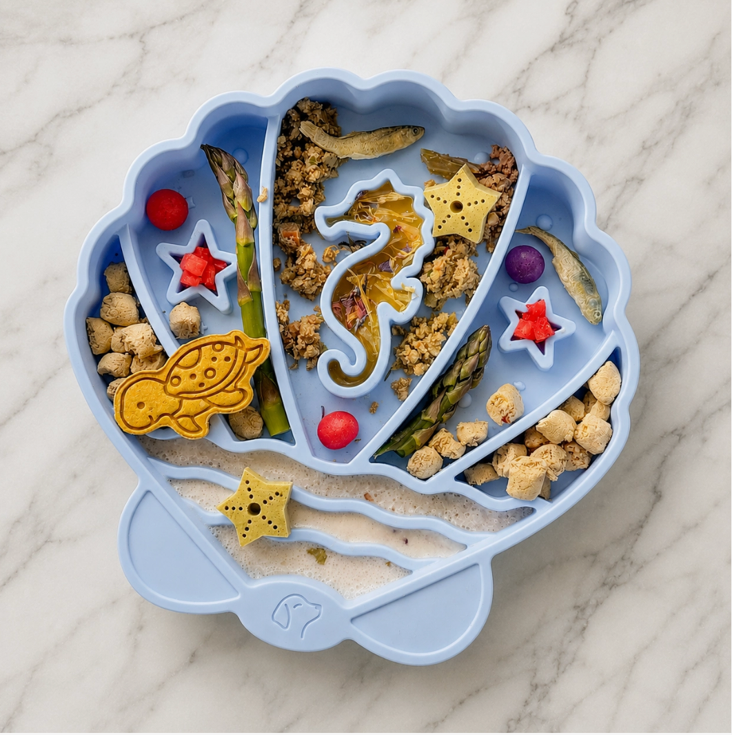 Seashell Slow Feeder Bowl | Mist
